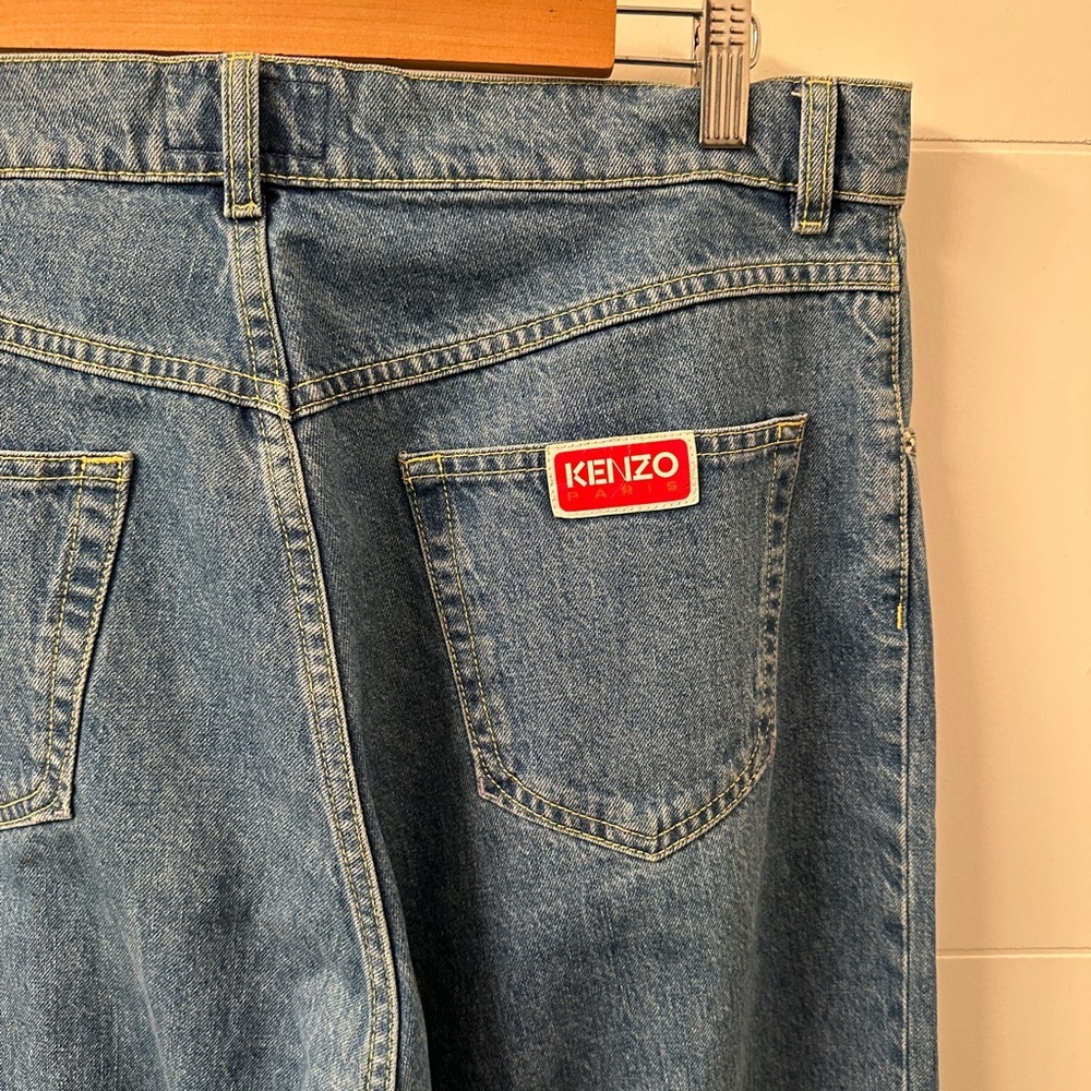 Kenzo Blue Relaxed Men Jeans - Picture 6 of 8